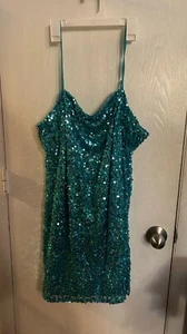 Wild Fable Sequin Prom Homecoming Party Dress  Jr sizes Teal Black or Purple - Picture 1 of 24