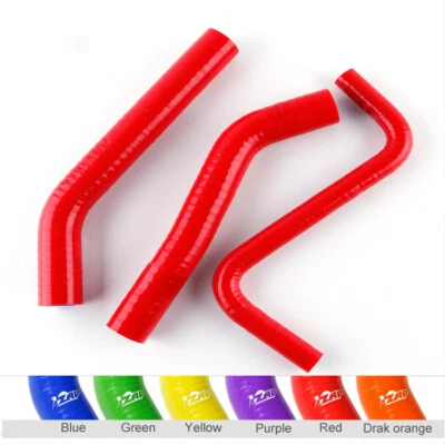 Red Silicone Coolant Radiator Hose For Honda 2006-2014 TRX450R TRX450ER - Image 1 of 4