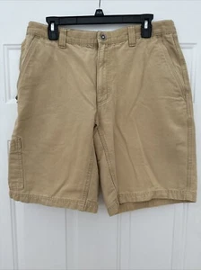 Columbia Men's Khaki Beige Sportswear Hiking Outdoor Canvas Shorts - 34" x 11" - Picture 1 of 4