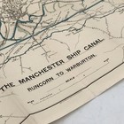ANTIQUE GENUINE ORIGINAL MANCHESTER SHIP CANAL GENERAL PLAN MAP RUNCORN DOCK