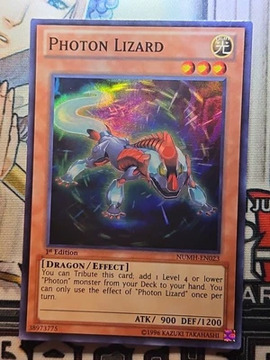 Photon Lizard NUMH-EN023 Number Hunters Super Rare 1st Edition MP  - Image 1 of 2