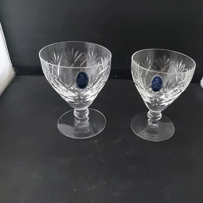 Royal Doulton/Webb Corbett~ Crystal~ Georgian ~ 2 x Water Goblets( unused) - Image 1 of 4