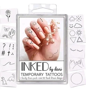 Inked By Dani Temporäre Tattoos - Die kaum da Packung - Bild 1 von 3