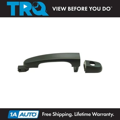 TRQ Front Right Exterior Door Handle Black For 2005-2010 Kia Sportage Foto 1 de 4