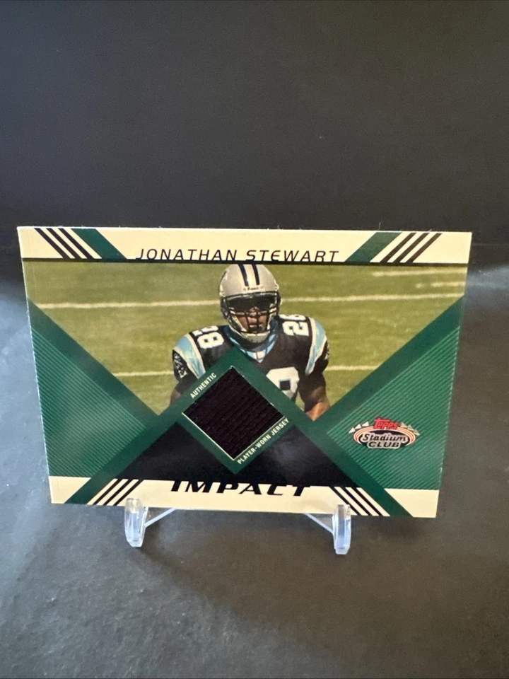 #IR-JS Jonathan Stewart 2008 Topps Stadium Club Impact JERSEY 0613/1349 NM - Image 1 of 3