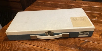 Vintage Metal Slide File Storage Box - Smith Victor - Holds 150  - Box 1 - Image 1 of 4
