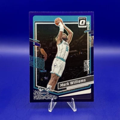 2023-24 Panini Donruss Optic Mark Williams Purple Prizm #175 Charlotte Hornets - Image 1 of 3