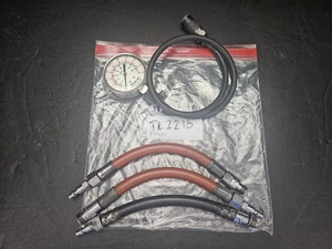 VTG SNAP ON COMPRESSION GAUGE #31918-1 W/14MM ADAPTERS USA (TL2216) - Picture 1 of 4