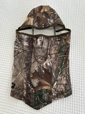 Inferno Mens hunting camoflague Realtree windproof hooded balaclava headware OS - Image 1 of 4