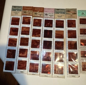 VTG Sawyers Pana-Vue Slides Lot - 7 Packs - Disneyland, Hollywood, Zion Park - Picture 1 of 8
