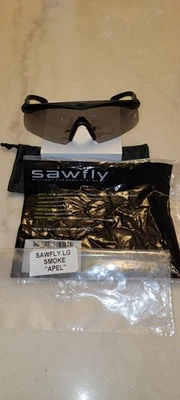 REVISION Saw Fly Military Grade Ballistic Glasses Black Frame Smoke Lens