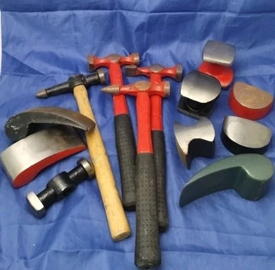 Big Lot Of Tool Auto Body Tools Toe Dolly Dollies Hammers Wow  - Image 1 of 4