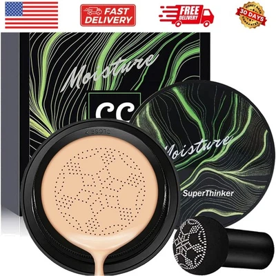 Air Cushion CC Cream Mushroom Head Foundation, Moisturizing BB Cream Makeup L... - Image 1 of 4