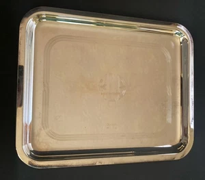 Christofle Art Deco Silverplate Tray 6 5/16”x 7 7/8” - Picture 1 of 6