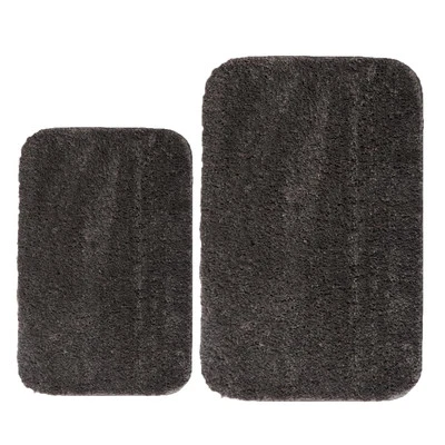 Microfiber Bathroom Rugs and Mats Sets 2 Piece,Non-Slip Bath Rugs, Machine Wa... - Imagem 1 de 4