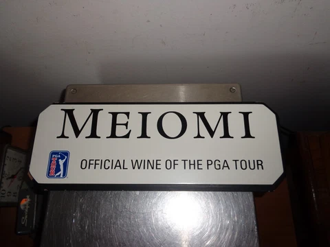 PGA TOUR MEIOMI OFFICIAL WINE OF THE PGA TOUR GOLF SPONSOR SIGN ADVERTISING Cover
