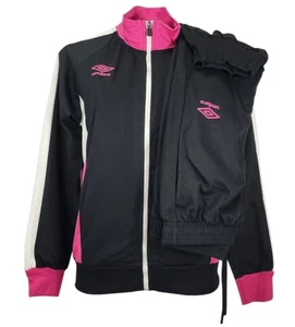 Tuta donna sportiva Pigiama casa in cotone leggero Umbro con cerniera 186S - Foto 1 di 1