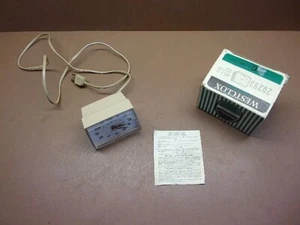Vintage WESTCLOX Model 20293 BOLD II ELECTRIC ALARM CLOCK in Orig. Box Works - Picture 1 of 10
