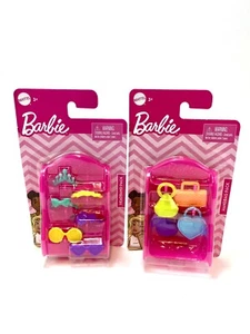 Barbie Doll Fashion Accessories 2 Packs Handbags, Headbands, & Store Shelf - Picture 1 of 1