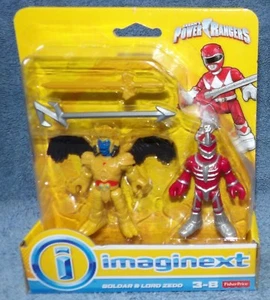SET FIGURINE IMAGINEXT POWER RANGERS 2015 & 2018 GOLDAR & LORD ZEDD - Foto 1 di 12