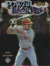 1999 Topps Power Brokers #PB5 Juan Gonzalez Card