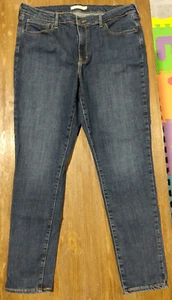 Levi's 721 High Rise Skinny Jeans Gr. 34 Dark Wash Denim - Bild 1 von 8