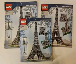 ⭐️ Lego 10181 Eiffel Tower Complete 3 Books - Instructions Manual Guide ONLY ⭐️ - Picture 1 of 7