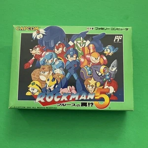 Rockman 5/Megaman (NES Famicom, 1992) Cib Japan Import Us Seller - Picture 1 of 8