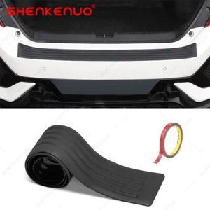 Rubber CAR Rear Bumper Protector Guard Trunk Door Entry Guards Accessory Trim US - Picture 1 of 12