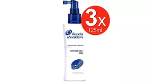 3x Head and Shoulders Anti-Haarausfall Tonic Shampoo 125ml Pflege Haarverlust - Bild 1 von 1