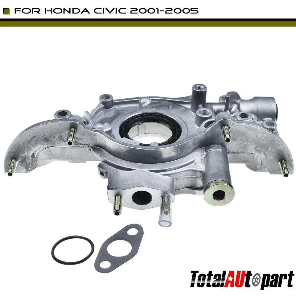 Engine Oil Pump for Honda Civic 	2001-2005 L4 1.7L SOHC Sedan Coupe D17A1 D17A2 - Image 1 of 4