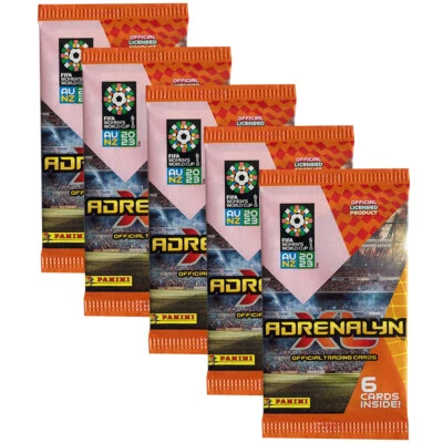 PANINI Tarjetas coleccionables de la Copa Mundial Femenina de la FIFA Adrenalyn XL 2023 - 5 potenciadores