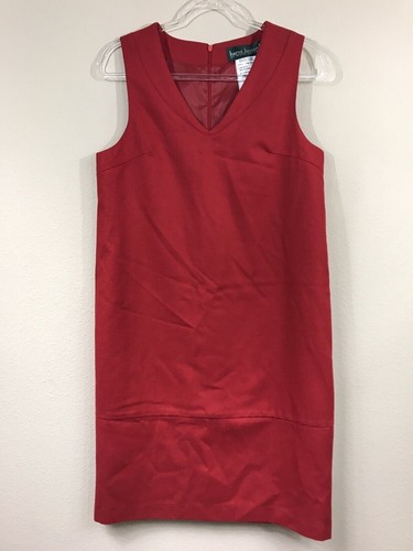 VALENTINO Abito maglione rosso donna Harve Benard by Benard Holtzman 100% lana taglia 8 Holiday