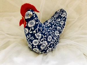 Paño de arte popular vintage para puerta de pollo hecho a mano tapón de tiro 8’ de altura - Imagen 1 de 9