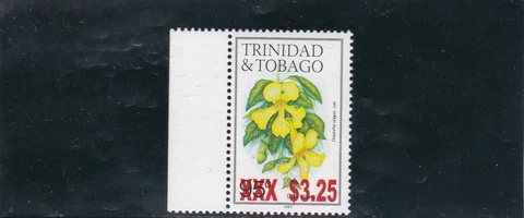 Trinidad Medicinal plant overprints mnh set 2015 Cover