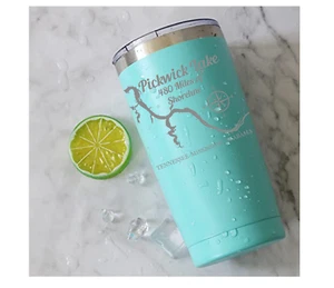 Pickwick Lake ENGRAVED Insulated Tumbler 20 oz Coffee Cup - Picture 1 of 7