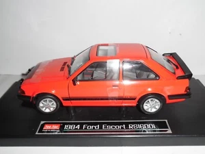 SUN STAR. SUN H4996R. FORD ESCORT RS 1600i, 1984 SUNBURST RED. RHD. 1:18 . NEW. - Picture 1 of 19