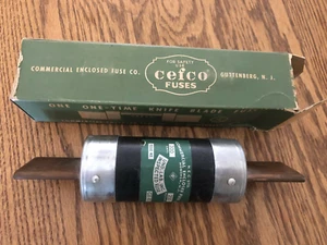 Cuchillo único vintage Cefco hoja fusible 300 amperios 250 voltios GX-93 - Imagen 1 de 10
