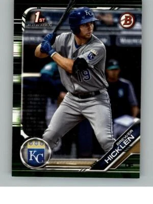 2019 Bowman Brewer Hicklen BP-72 Prospects Camo Kansas City Royals - Image 1 of 2