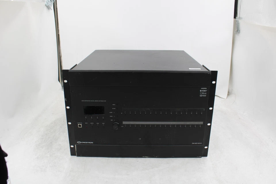 Creston High Definition Digital Media Matrix Switcher DM-MD16X16 POWER TESTED - Image 1 of 3