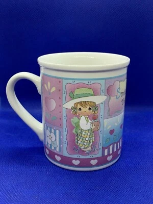 Taza Precious Moments de Enesco "Sonríe en el camino" taza de café cacao Foto 1 de 4