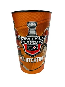 PHILADELPHIA FLYERS VINTAGE 2014 STANLEY CUP PLAYOFFS PLASTIC BEVERAGE CUP SGA - Picture 1 of 3
