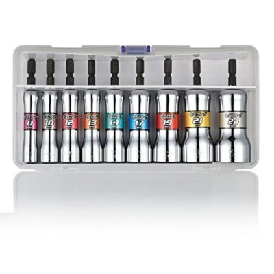 VESSEL GO-TAN Semi-long Socket No.SL209PS Assorted 9PC Set - Image 1 of 2