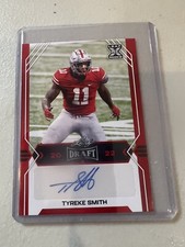 2022 Leaf Draft - Autographs Red #BA-TS2 Tyreke Smith