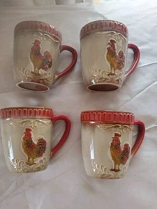 4er Set Rosters Tassen Vintage G Zustand LG Größe. Schöne Farben selten No Name - Bild 1 von 17