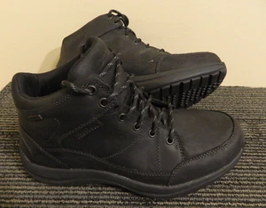 Dunham Men's Sutton Simon Black Lace Up Short Boots DBC03BK New - Picture 1 of 5