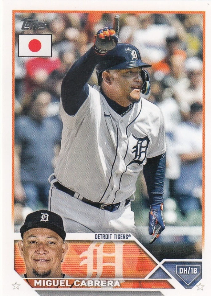 MIGUEL CABRERA TOPPS JAPAN BASE DETROIT TIGERS #205 2023 23 - Image 1 of 1