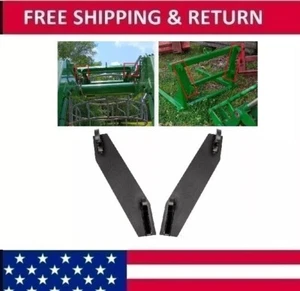 Attachment Weld ON Mounting Brackets Part For Global Quicke Euro Style Tractor - Picture 1 of 16