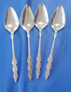 4 cucharas de sopa Empress by International de plata profunda plateado lugar 1969 - Imagen 1 de 5