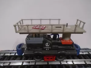 1960'S VINTAGE LIONEL #69 O SCALE MOTORIZED MAINTENANCE CAR BUMP-N-GO REVERSING - Picture 1 of 5
